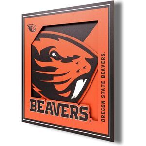 NCAA Oregon State Beavers 3D Logo Series Wall‎ Art - 12x12 (4335)